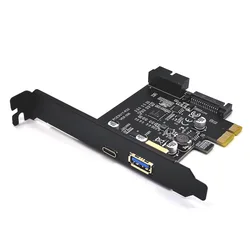 Adaptador USB 3.2 Renesas D720201 con USB-C frontal y trasero