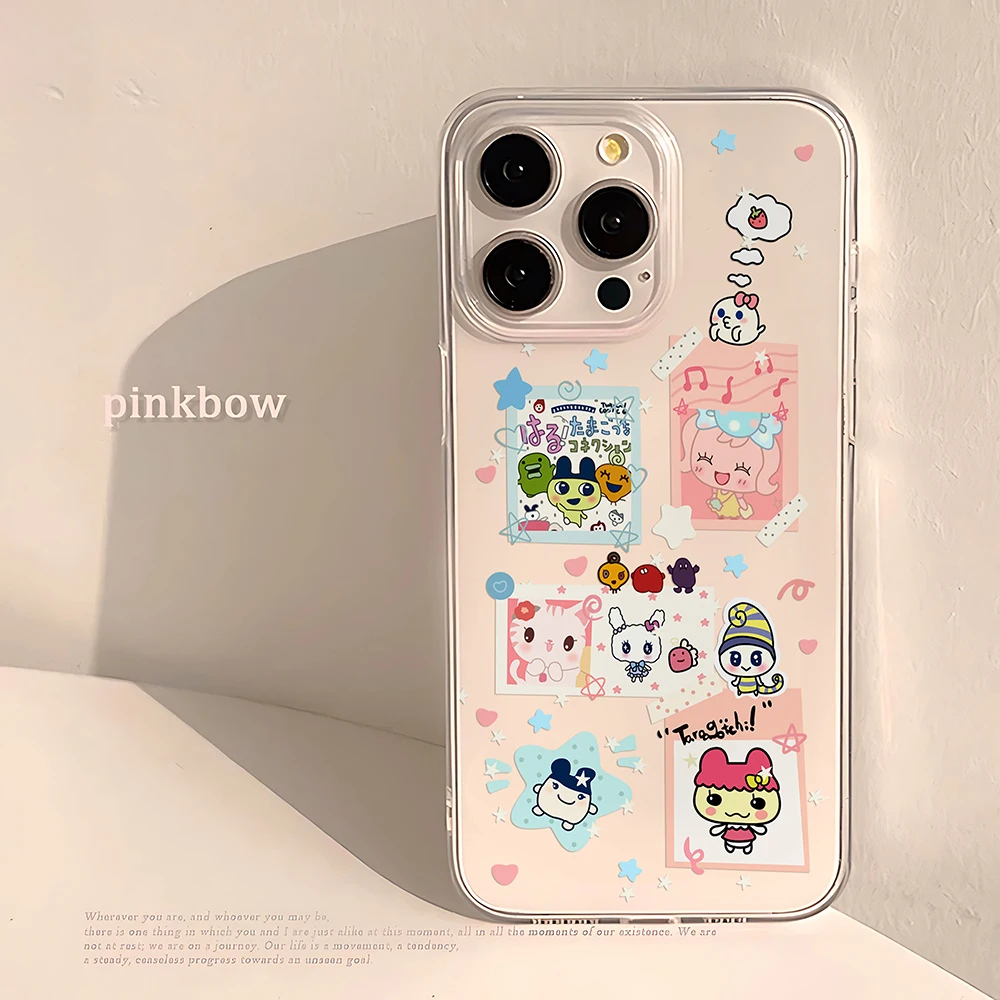 Kawaii Tamagotchi game Phone Case For Oppo Realme C63 C53 10 9 C30 C15 C20 C21 C21Y C31 C33 C35 C55 14 11 5 Pro 5G Clear Cover - imagen 4