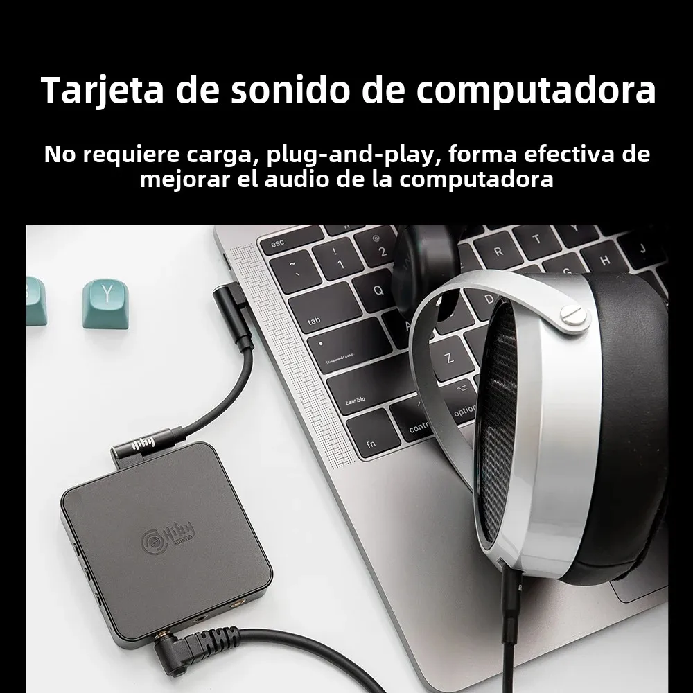 HiBy FD3 tipo C USB DAC amplificador de auriculares Audio HiFi ES9038Q2M DSD512 MQA 2,5 3,5 4 Jack auriculares para Win10 Android iOS Mac PC - imagen 5