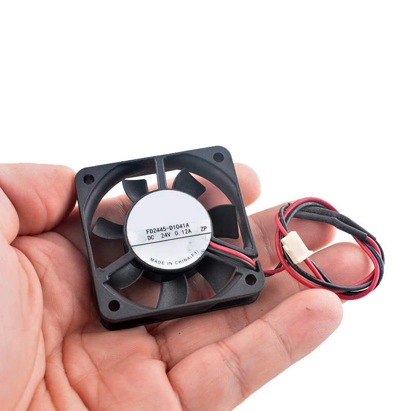 FD2445-D1041A Ventilador de enfriamiento con rodamiento de bolas doble de 45 mm 4,5 cm DC24V 0.12A 2 pines para fuente de alimentación del convertidor de frecuencia - imagen 5