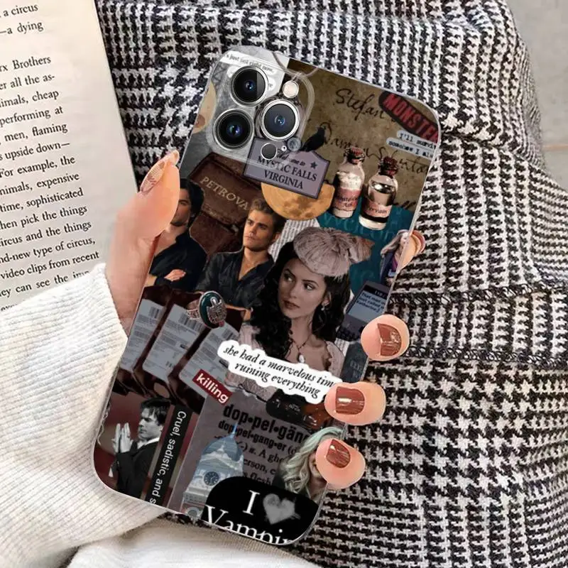 Funda de teléfono The Vampire Diaries para iPhone 14, 11, 12, 13, Mini Pro, XS Max, 6, 7, 8 Plus, X, XR, SE, 2020 - imagen 2