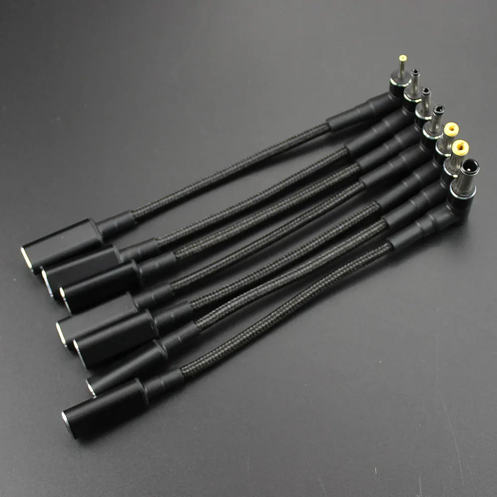 Cable de carga rápida USB tipo C hembra, Adaptador convertidor de enchufe macho de 100W a 2,5x0,7, 3,5x1,35, 4,0x1,7, 4,8x1,7mm, para Asus y Lenovo - imagen 2