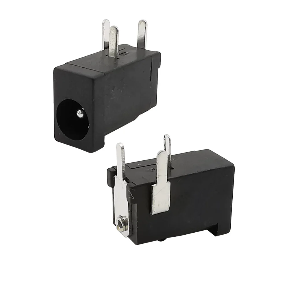 Enchufe hembra de carga de 30V 1A DC-002 DC, conector electrónico DIY de montaje en PCB, adaptador de interfaz Mini DC Jack de 3,5x1,3mm - imagen 2