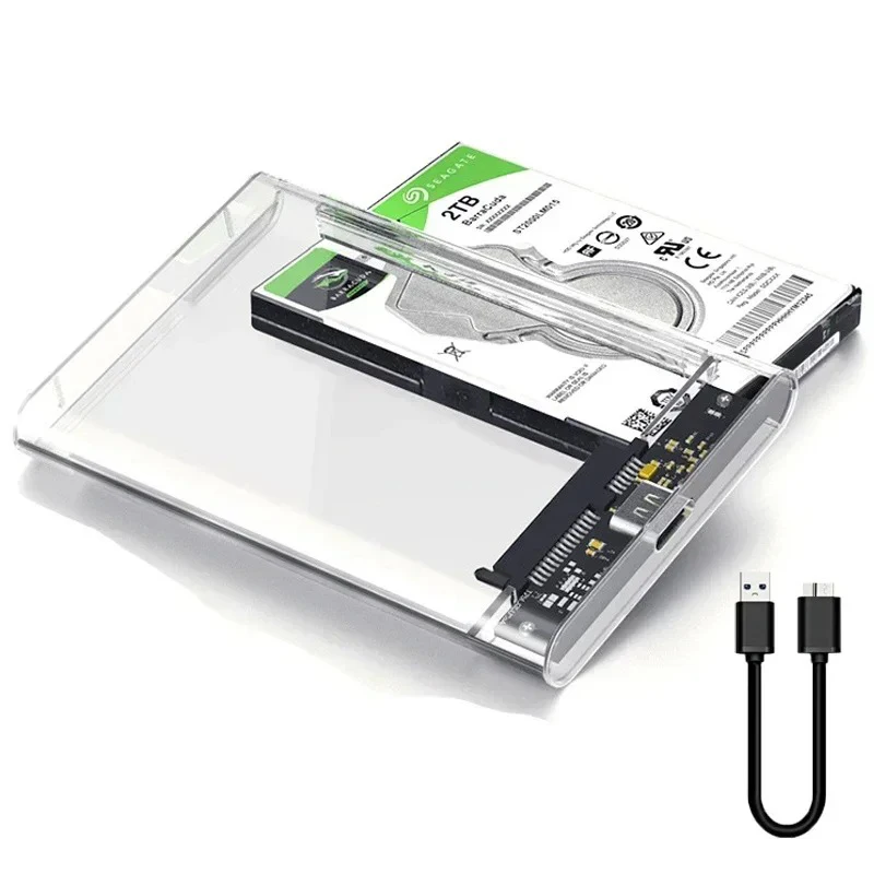 Cajas de disco duro USB 3,0 a SATA III caja de disco duro 2,5 pulgadas HDD SSD carcasa externa caja de disco duro caja de disco duro externo - imagen 2