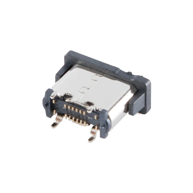 Conector USB 3,1 tipo c para cargador rápido, 10 piezas, 16P, hembra, 5A, SMT, adaptador DIY - imagen 2