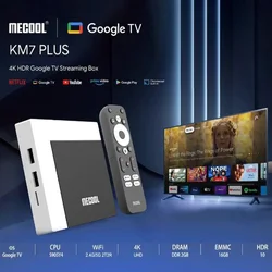 TV Box Mecool KM7 Plus – Android 11 4K Certificado Netflix