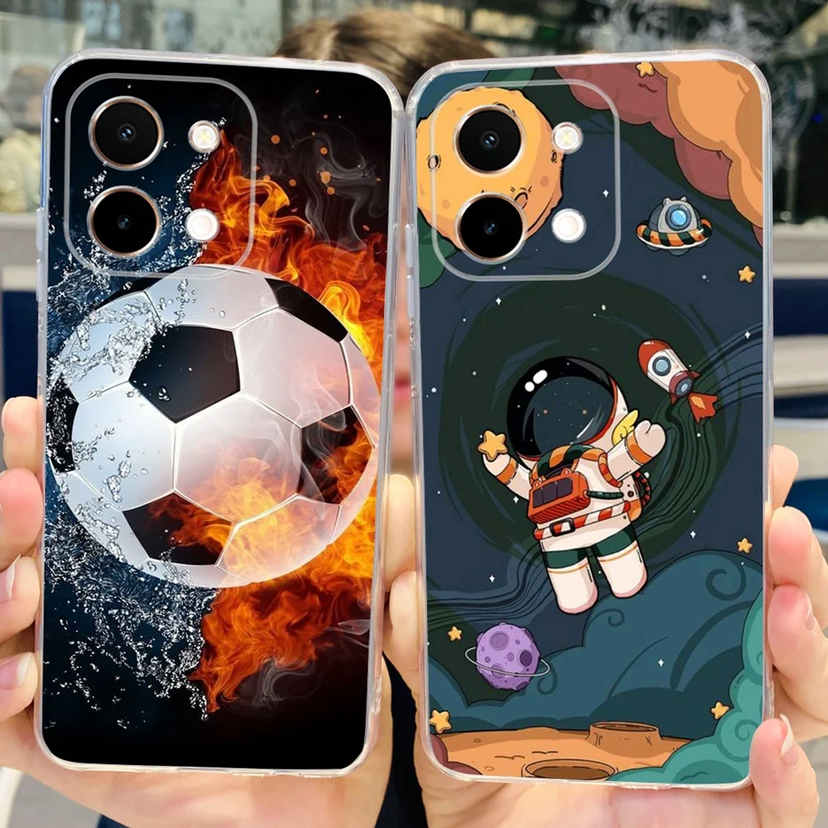 Para Vivo Y28 4G funda V2352 Linda funda pintada de silicona suave TPU funda de teléfono para Vivo Y28 Y 28 VivoY28 4G Fundas 6,68 ''funda Capa - imagen 4