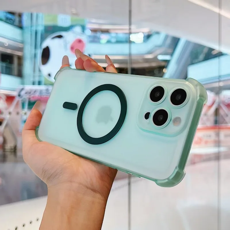 Funda Fro Honor 400, fundas de teléfono de silicona suave magnéticas inteligentes para Huawei Honor X7D, Airbag de carga inalámbrica, funda trasera a prueba de golpes