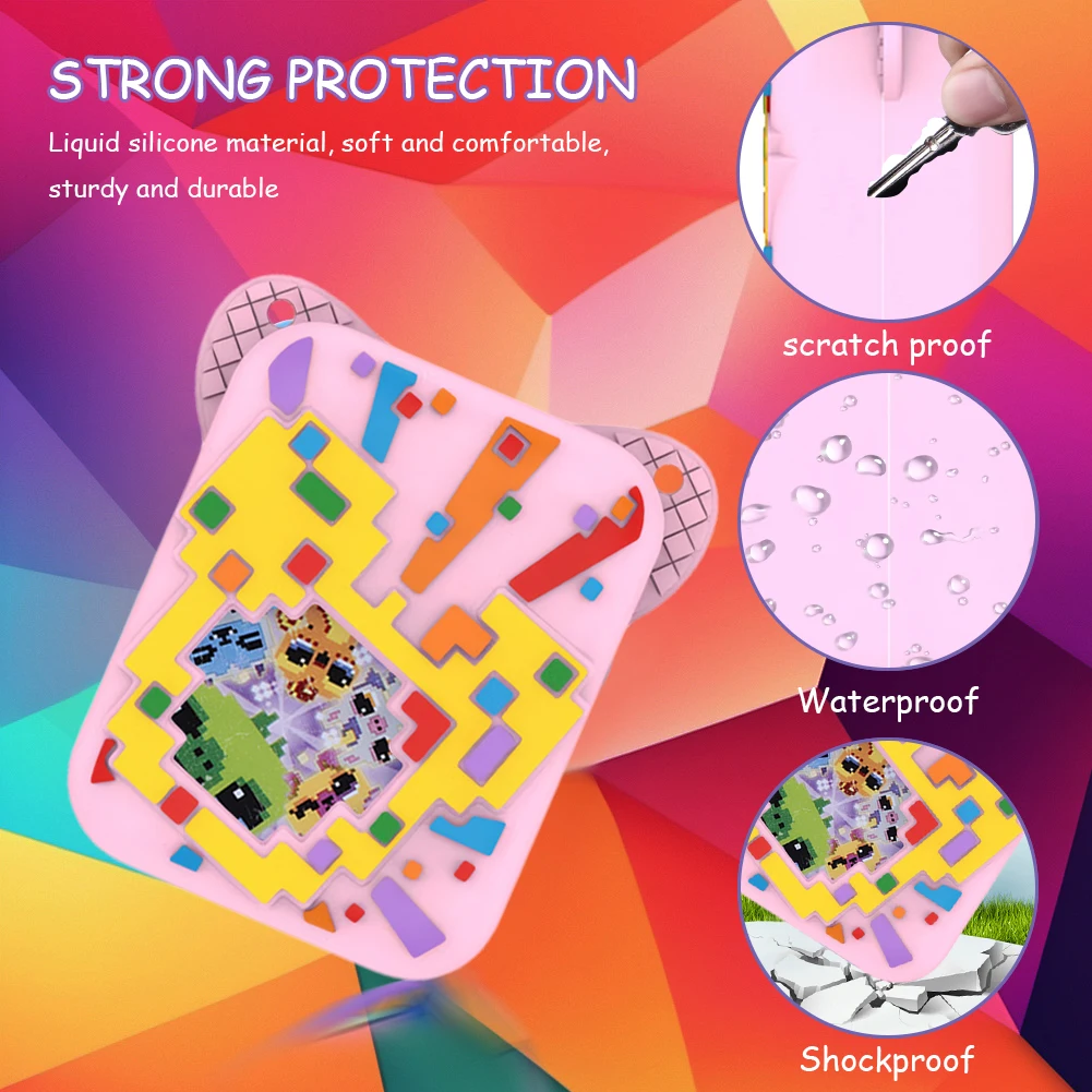 Funda de silicona lavable, funda protectora de silicona con cordón, cubierta protectora para Bitzee Dis Ney, juguete interactivo, mascotas electrónicas - imagen 2