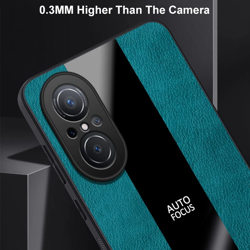 Funda de teléfono para Huawei Nova 9 Pro 9Z Nova9 SE, Funda de cuero con soporte de anillo para Huawei Nova 9 SE 9SE, funda de silicona magnética de lujo - imagen 4