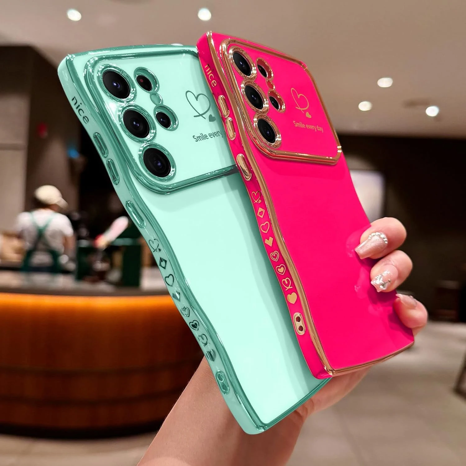 Funda blanda para Samsung Galaxy S25 S24 S23 S22 Ultra Plus FE S25Ultra S24Ultra A16 A56 A55 A54 A15 A14 A25 A26 5G 4G A36 A35 - imagen 3