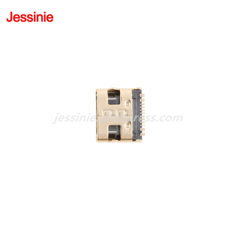 50 uds/5 uds USB tipo C 16P enchufe hembra conector Horizontal de 4 pines interfaz de transmisión de alta definición enchufe de carga rápida - imagen 3