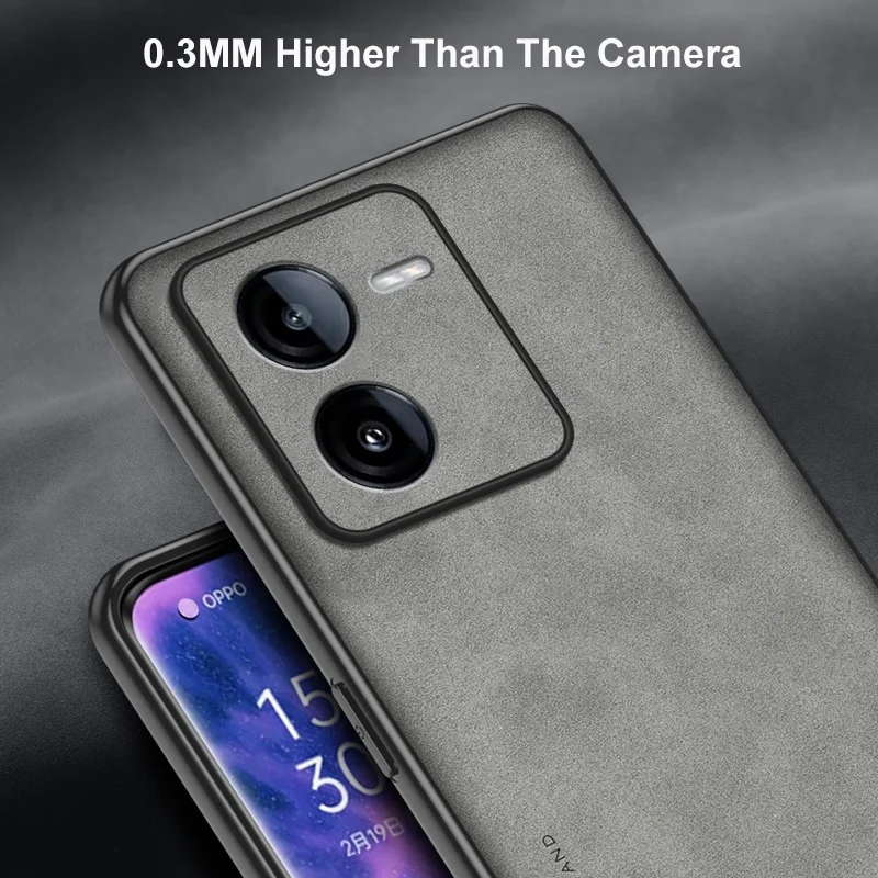 Para Vivo iQOO Z8 Z8X funda de lujo de cuero PU funda de teléfono para Vivo iQOO Z8 X iQOOZ8 5G funda trasera de silicona protección completa Coque - imagen 5