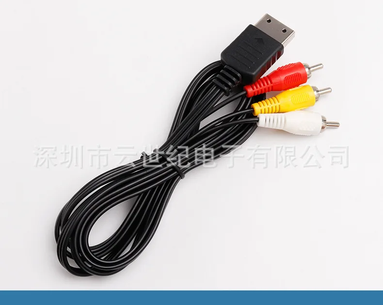 Cable adaptador de TV de Audio y vídeo AV compuesto de 1,8 M para cable RCA SEGA Dreamcast para CC - imagen 5