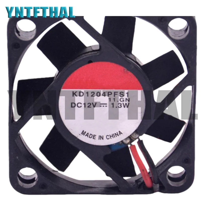 Kd1204pfs1 4010 4CM 12V 1,3 W ventilador de refrigeración de gran volumen de aire de dos cables - imagen 2