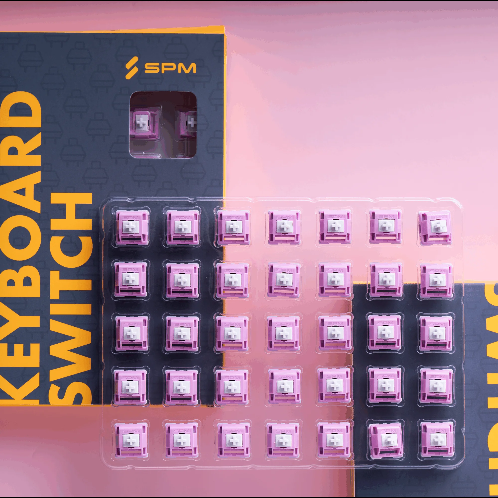 SOULCAT & SPM interruptor Hibiscus R3 Teclado mecánico lineal suave HMX 42g Actuación DIY interruptor de teclado - imagen 2