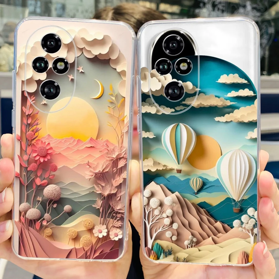 Para Honor 200 Pro funda ELP-AN00 Linda funda pintada fundas de teléfono de silicona transparente para Honor 200 Lite Honor200 Pro Fundas suaves - imagen 5