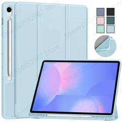 Para Samsung Tab S10 FE Plus Funda con portalápices soporte trasero suave Funda magnética para Funda Galaxy tab s10 fe plus Funda de 13,1 pulgadas