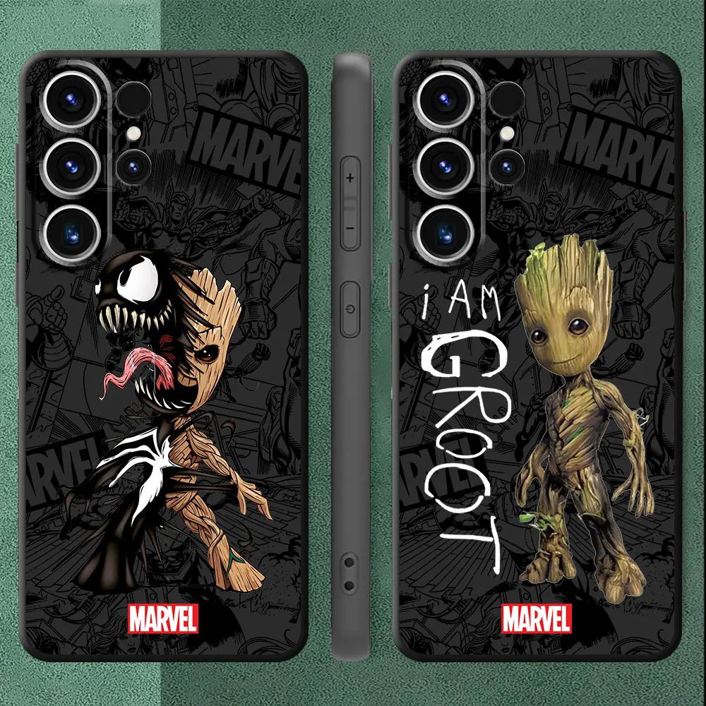 Marvel Groot funda de bebé TPU funda suave para Samsung Galaxy S9 S8 S7 S23 24 S10e S21 Ultra 5G S22 Plus S20 FE S10 S8Plus bolsa trasera