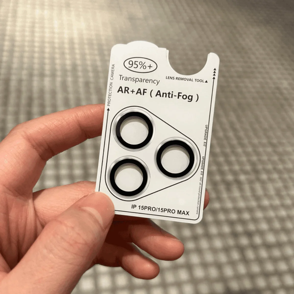 2-3 Uds AR + AF anillo de lente de cámara de cristal para 17 16 Pro Max 16 15 Plus Protector de pantalla de lente vidrio templado para IPhone 14 13 Pro Max - imagen 5