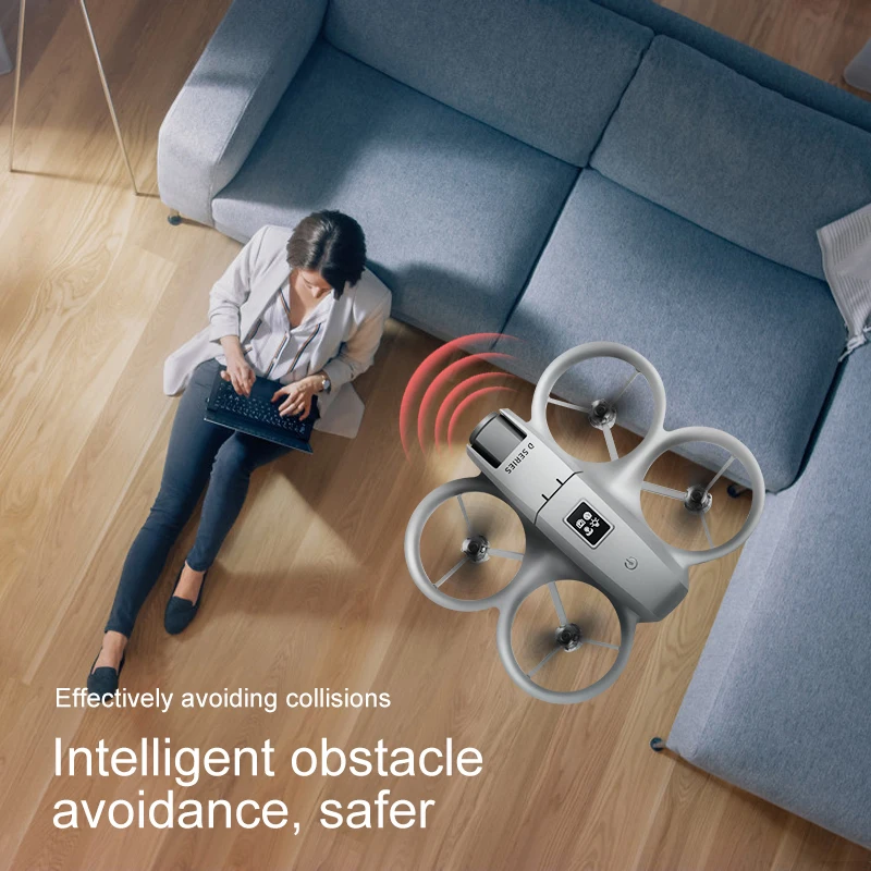 Mini Drone Xiaomi D16 8K 180 °   Quadcopter teledirigido para evitar obstáculos de flujo óptico con cámara dual eléctricamente ajustable ﻿ - imagen 4