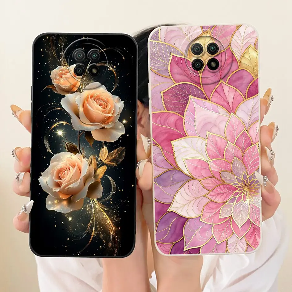 Funda para Xiaomi Redmi Note 9 5G, carcasa de pintura de Margarita a la moda, fundas de teléfono de silicona suave para Xiaomi Redmi Note 9T Note9 5G Capa - imagen 5