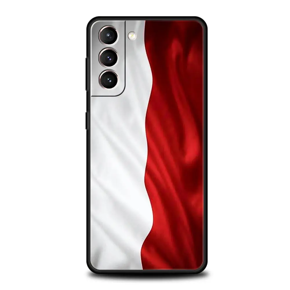 Funda de teléfono con bandera polaca para Samsung Galaxy S25 Edge S24 S23 S22 S20 Ultra S21 FE 5G S10 Plus, funda suave de TPU - imagen 3