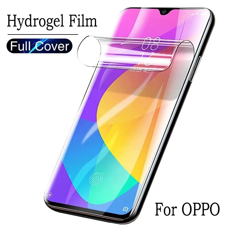 Película de Gel protectora de pantalla para OPPO A11 A12 A15 A16S A31 A32 A33 A53 A55 A57 A95 A76 A52 A72 A92 A74 A94 A54, película de hidrogel - imagen 2