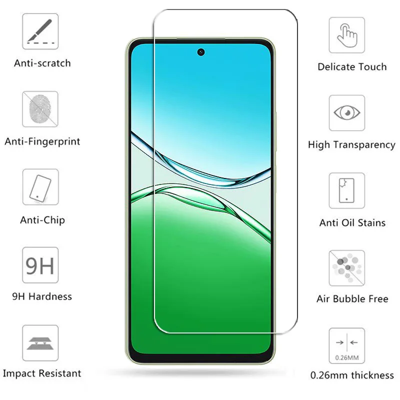 6in1 Full Gule Glass For OPPO A5 Pro Screen Protector OPPO A5 Pro Tempered Glass Protective Phone Camera Lens Film OPPO A5 Pro - imagen 2