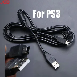 JCD para controlador de PS3, Cable de carga USB para consola de juegos inalámbrica PS 3, Cable de carga de 1,8 M con anillo magnético