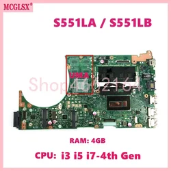 Placa base ASUS K551L/S551L/R553L para Intel Core i3/i5/i7 4.ª Gen