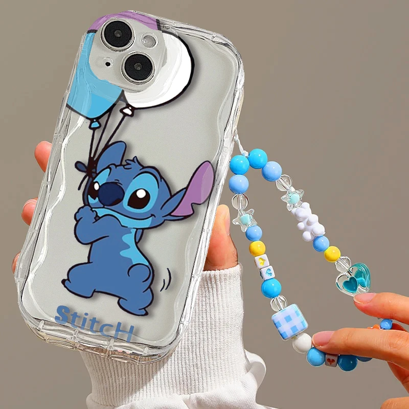 Funda de Tpu con cadena de puntada de dibujos animados para Samsung, S23, S22, S24 Plus, S21 Ultra, S20, S21 FE, Galaxy A54, A34, A32, A52, A22, A24, A23, A13, A14, A52S - imagen 4
