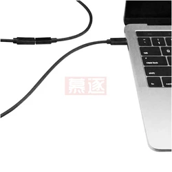 Cable alargador USB-C macho a hembra USB 3.1 para datos y carga
