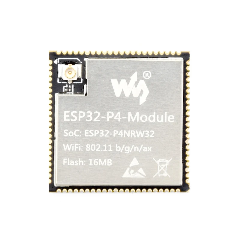 Placa de desarrollo Waveshare ESP32-P4-Module-DEV-KIT ESP32-P4 con ESP32-C6 WiFi 6 Bluetooth 5 BLE MIPI CSI DSI RJ45 puerto USB PoE - imagen 5
