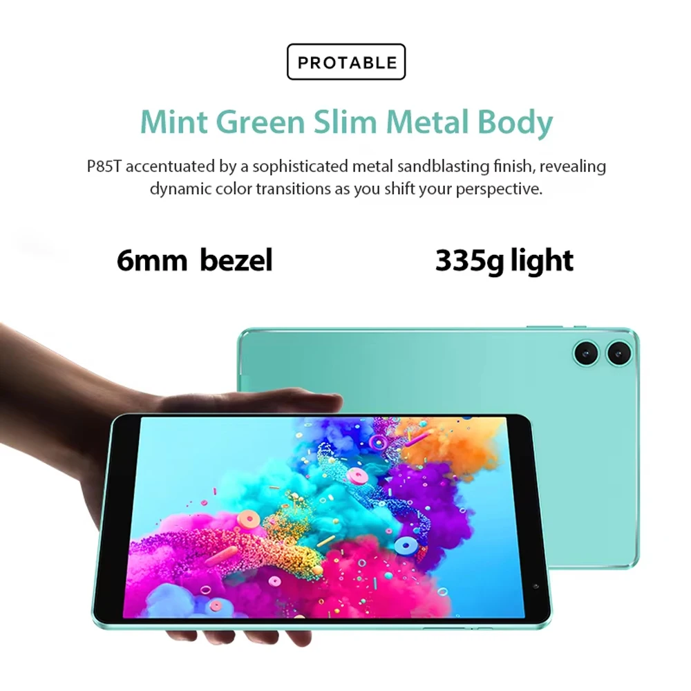 Teclast P85T Tablet PC Allwinner A523 8 núcleos/8 pulgadas 1280*800 HD IPS/4GB RAM/64GB ROM/5000mAh tipo C/Android 14/WiFi6 + BT5.2 - imagen 5
