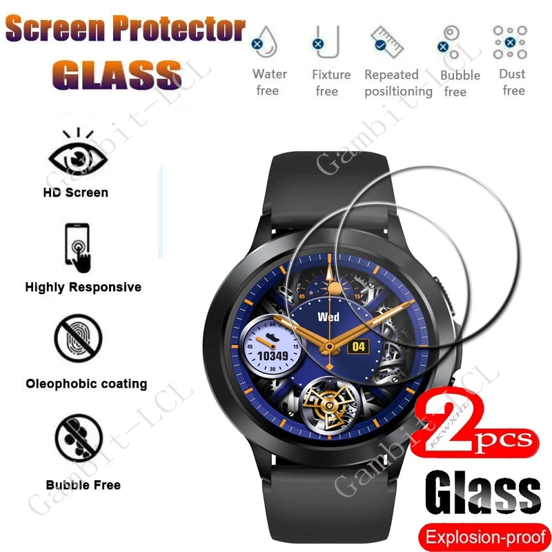 2 uds 9H Protector de pantalla de vidrio templado para Zeblaze Btalk 2 1,3 ''reloj inteligente ZeblazeBtalk2 Btalk2 película de cubierta de reloj inteligente