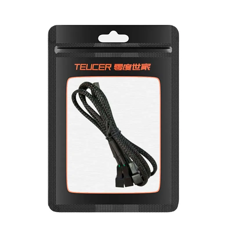 TEUCER PWM 4 Pines Ventilador Hub Extensión Divisor para Placa Base - imagen 2