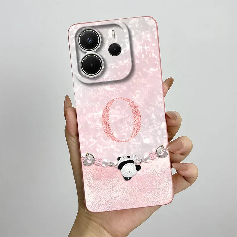 Para Redmi Note 14 4G funda de teléfono con letras de corona a la moda para Xiaomi Redmi Note14 4G 2024 funda trasera de silicona líquida a prueba de golpes - imagen 5