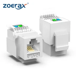 ZOERAX Toma RJ11 Keystone CAT3 Hembra Blanca Sin Herramientas