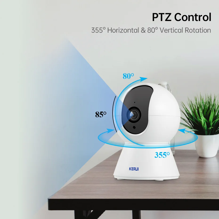 KERUI 5MP Cámara IP WiFi Interior Detección AI - imagen 4