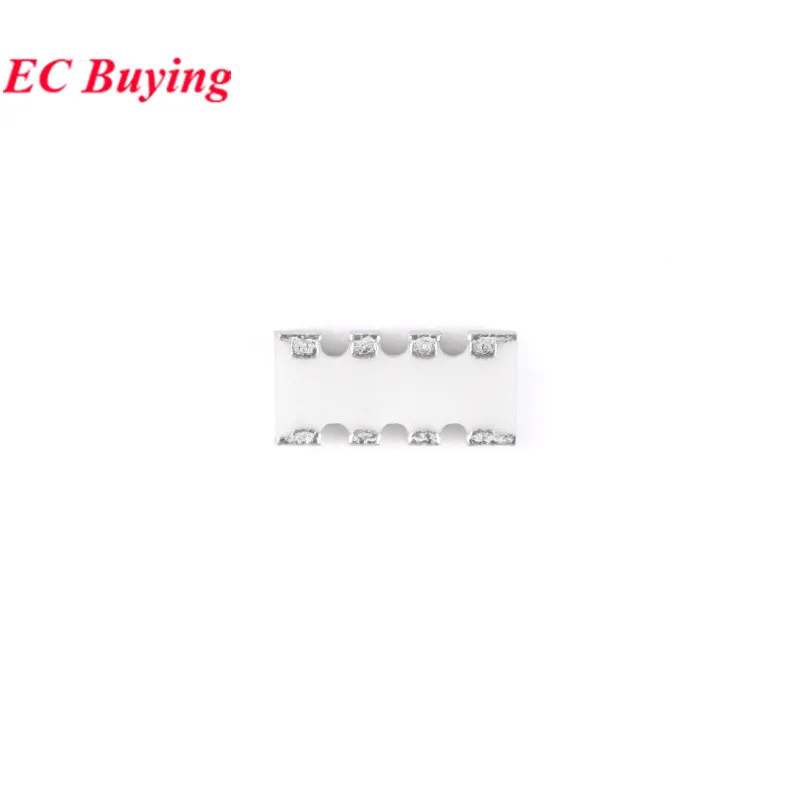 Resistencia de red 100 piezas 0402, 8P, 2x4P, 1/16W, 0, 30, 33, 51, 56, 68, 75, 82, 5%, 100, 220, 1K, 470 K, 2K, 1,5 K, 5,1 K, 10K 15K 47K 510K ohm - imagen 4