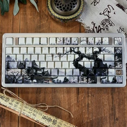 Teclas PBT Dye-Sub Cherry Profile Moon Night para teclado mecánico