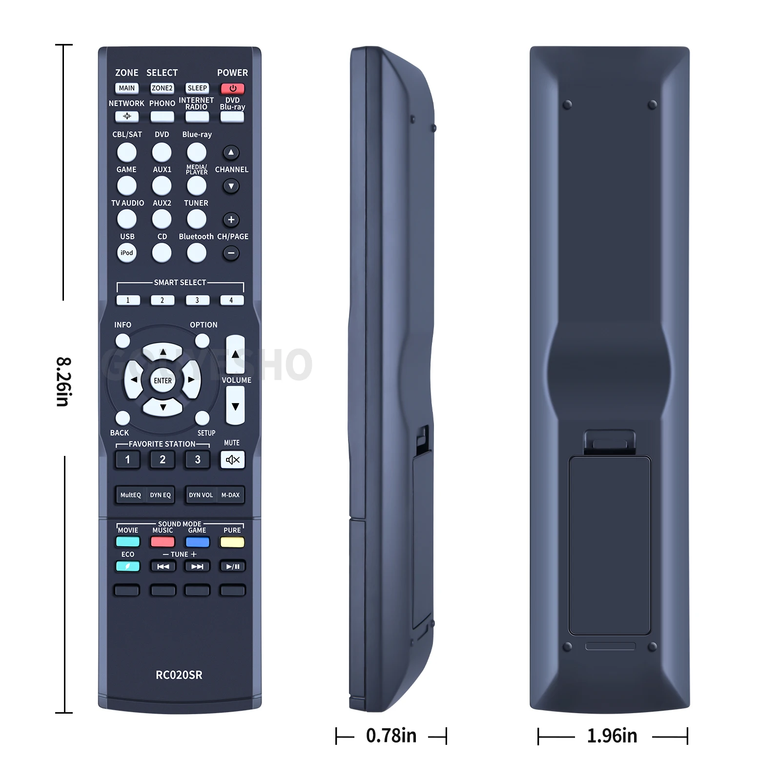 Nuevo control remoto RC020SR apto para receptor AV MARANTZ NR1403 NR1504 NR1505 NR1502 - imagen 5