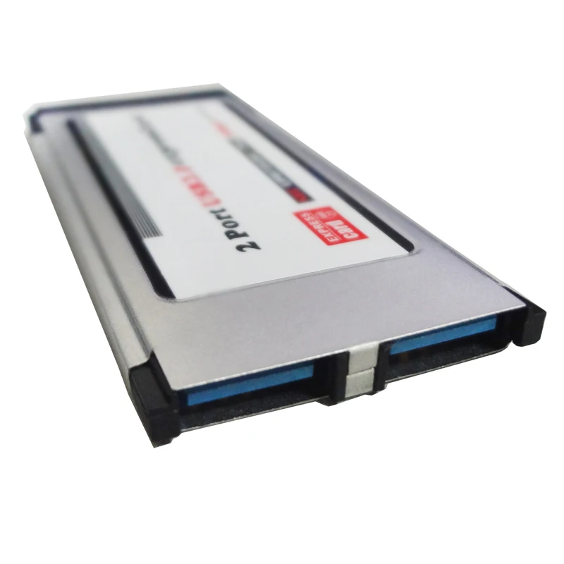 NEW PCI Express to USB 3.0 Dual 2 Port PCI-E Card Adapter FL1000 Chip 34MM Slot ExpressCard Converter 5Gbps PCMCIA ExpressCard - imagen 4