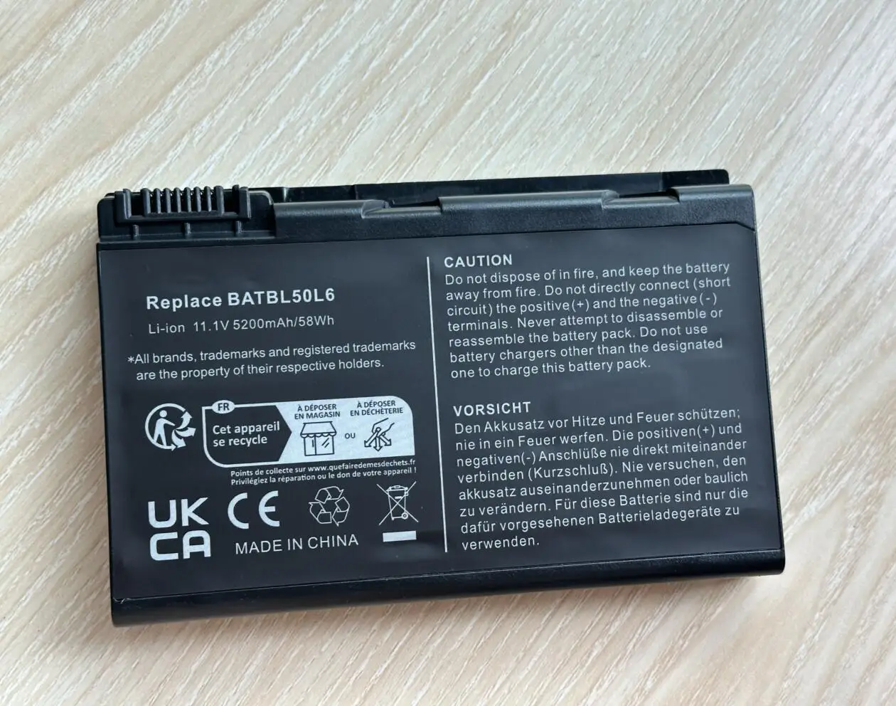 Batería del ordenador portátil para Acer Aspire 3100 3690 5100 5610 5630 5650 5680 9110 9120 9800 Series BATBL50L6 BATCL50L6 BATBL50L4 - imagen 2