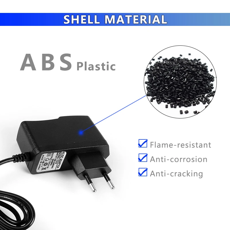 Adaptador de corriente 12V 1A 2A 3A 5A 6A 7A 10A 12W 24W 36W 60W 84W 120W 100-240V AC a DC enchufe de pared tipo escritorio 5,5*2,5mm puerto DC12V - imagen 3