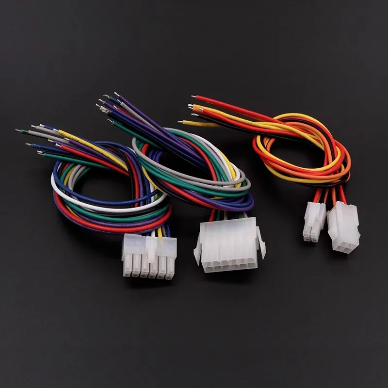 1 par de conectores de arnés de automóvil 5557 5559 30CM 4,2mm 2X8 2*1-8Pin macho hembra Cable de alimentación de computadora Terminal de Cable único - imagen 2