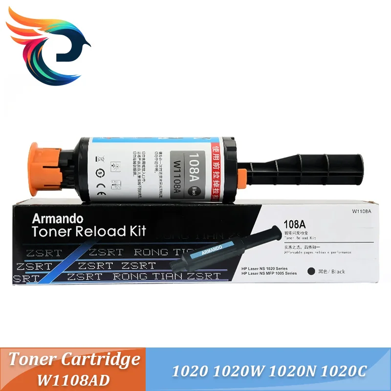 Nuevo cartucho de tóner Compatible para HP 108A W1108A W1108AD Laser NS 1020 1020W 1020N 1020C MFP 1005 1005C 1005N 1005W