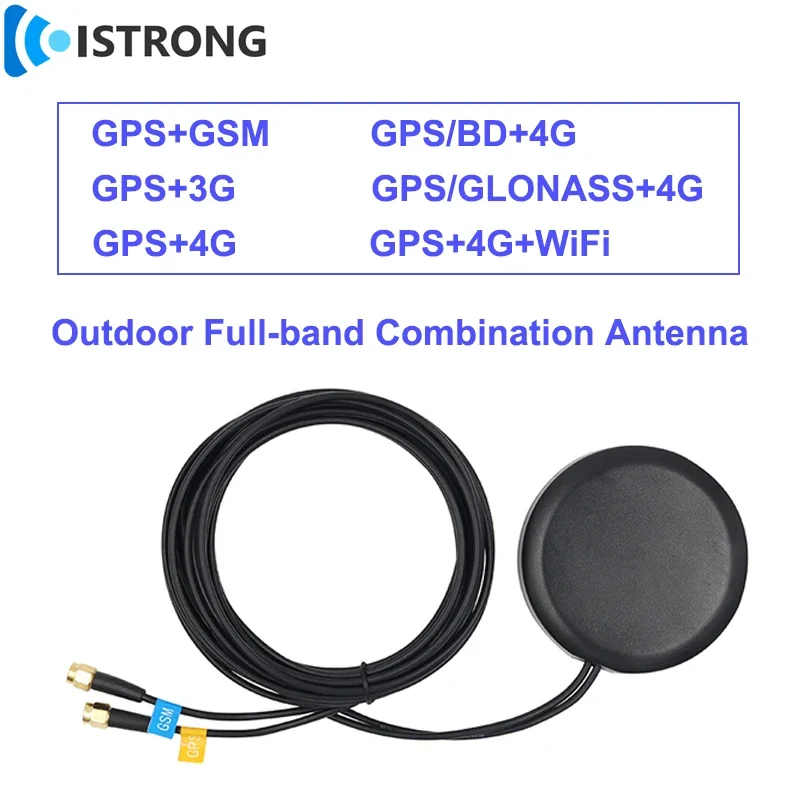 GPS BD Glonass + GSM 3G 4G + antena combinada WiFi amplificador de señal de navegación de posicionamiento satelital de vehículo de banda completa para exteriores - imagen 4