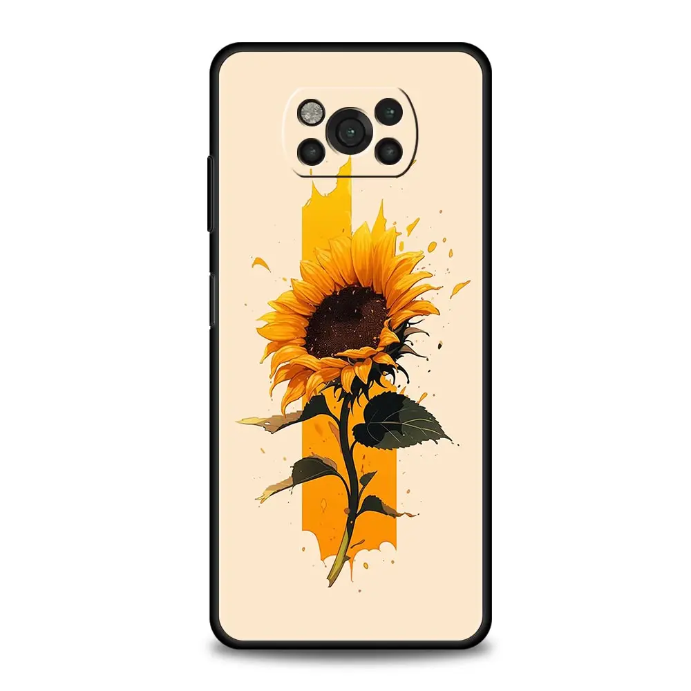 Funda de teléfono pintada con dibujos animados para Xiaomi, carcasa bonita para Poco X6 X5 Pro X4 X3 NFC F5 Pro F4 F3 GT M5 M4 Pro 5G M3 C51 C50 C55 - imagen 3
